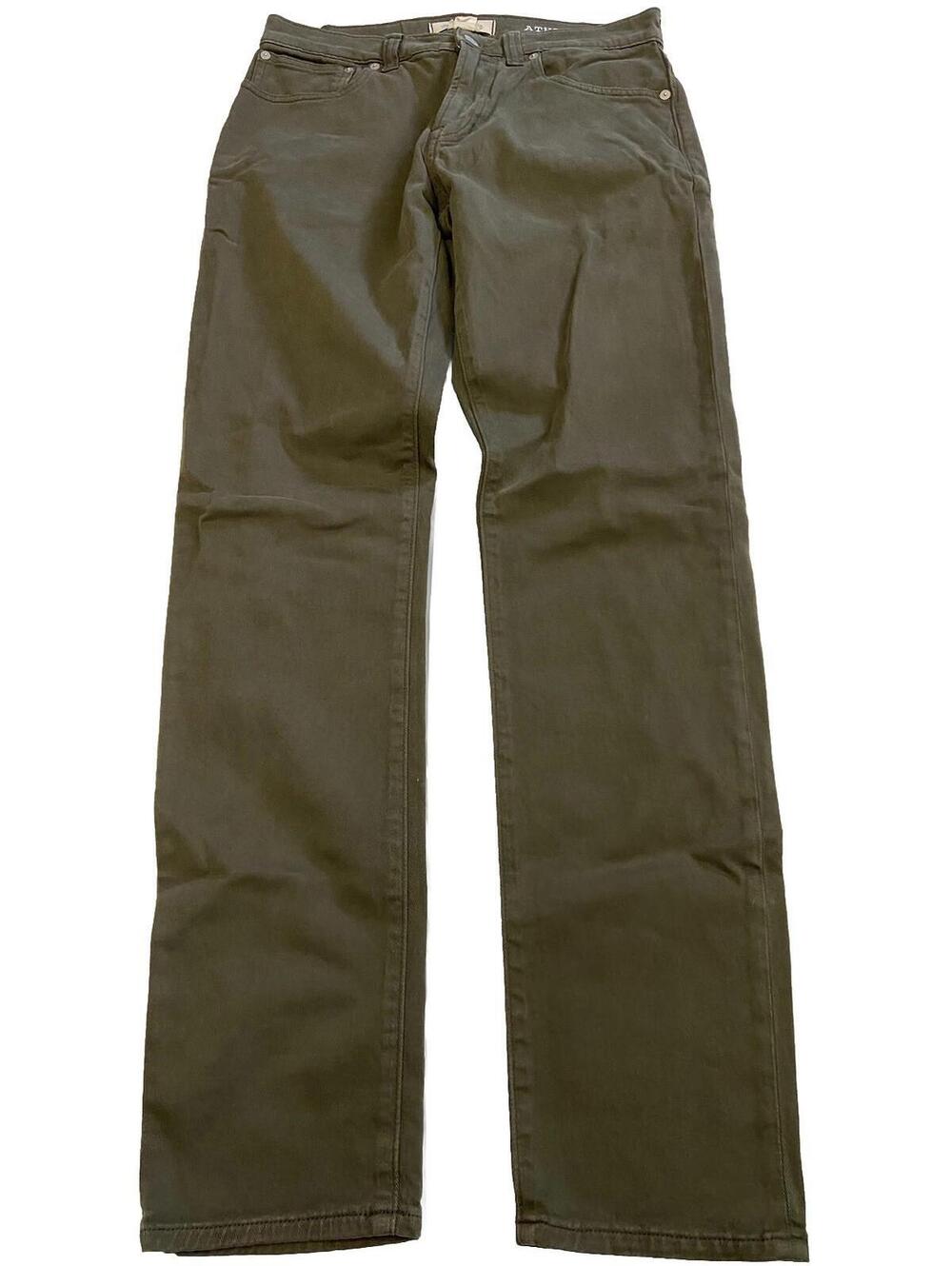 Mens MADEWELL Green The Athletic Allday Slim Pants Sz 30X32